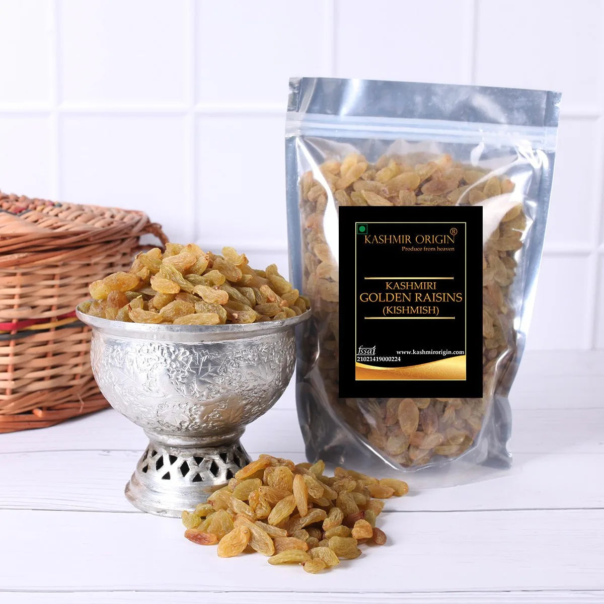 Dried Golden Raisins | Pilli Kishmish