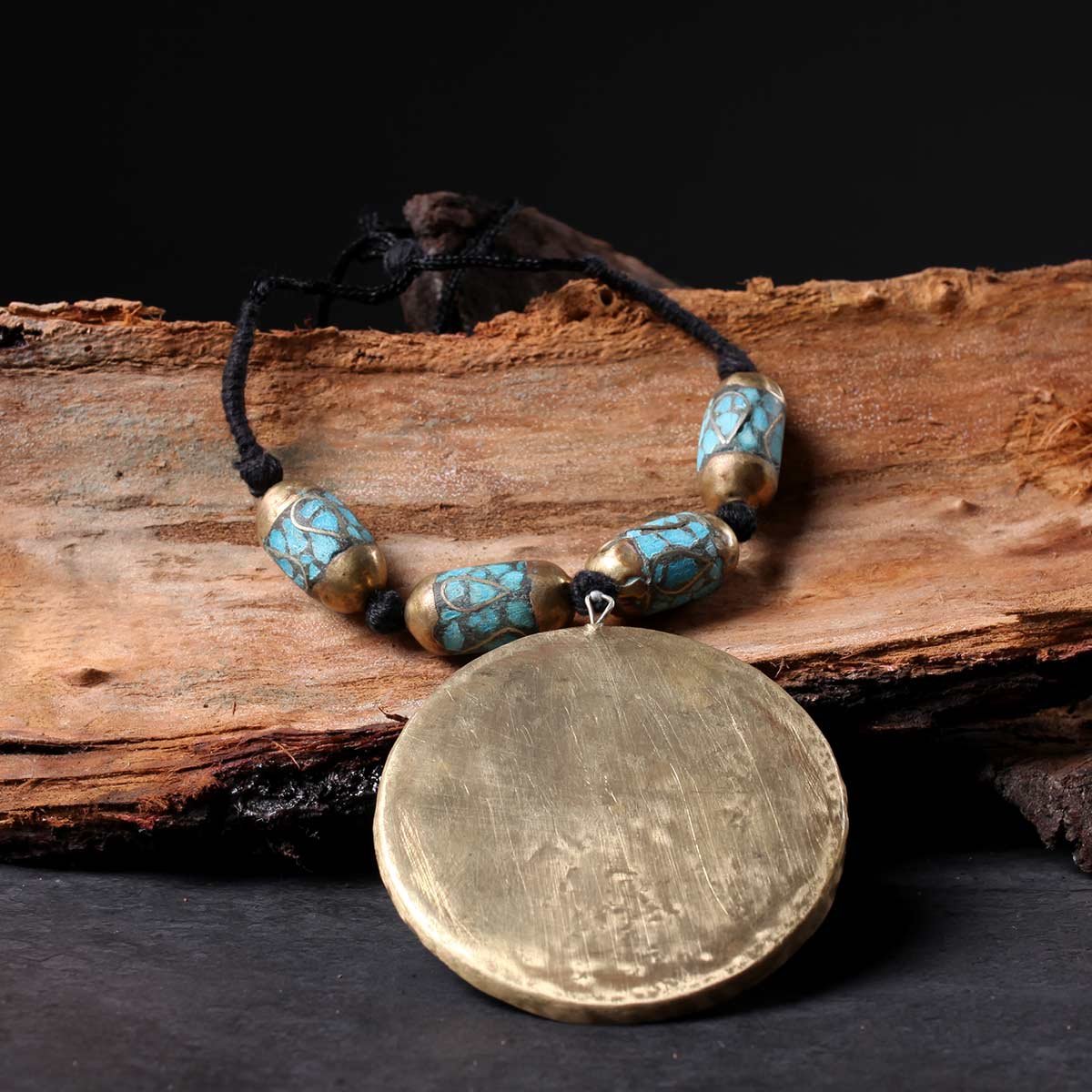 Circular Turquoise Pendent