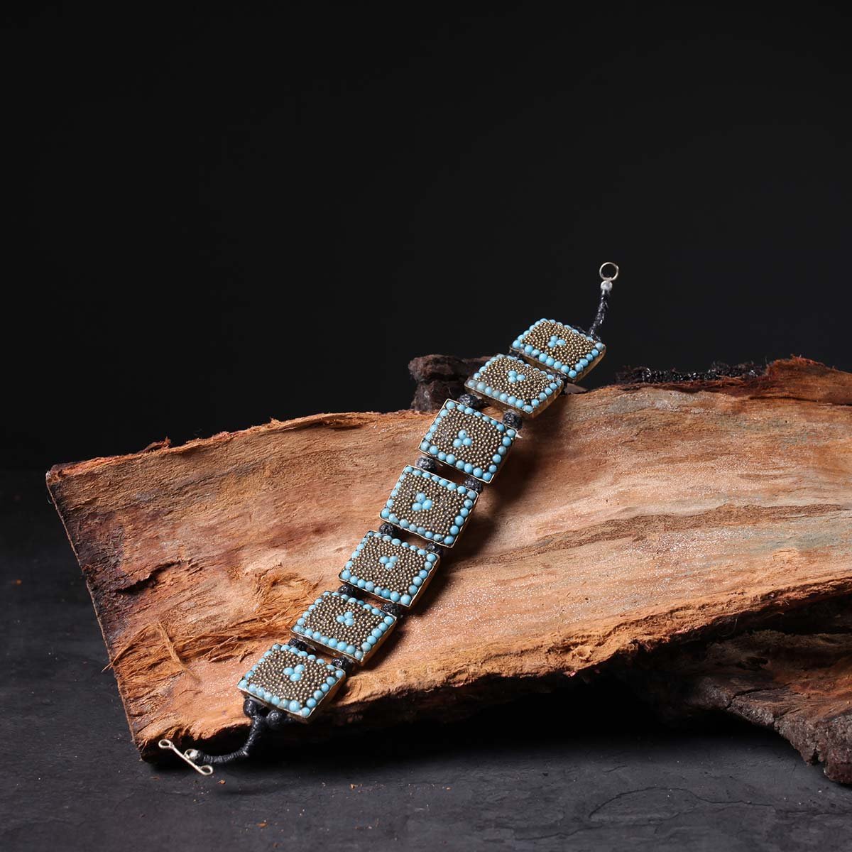 Rectangular Stoned Bracelet