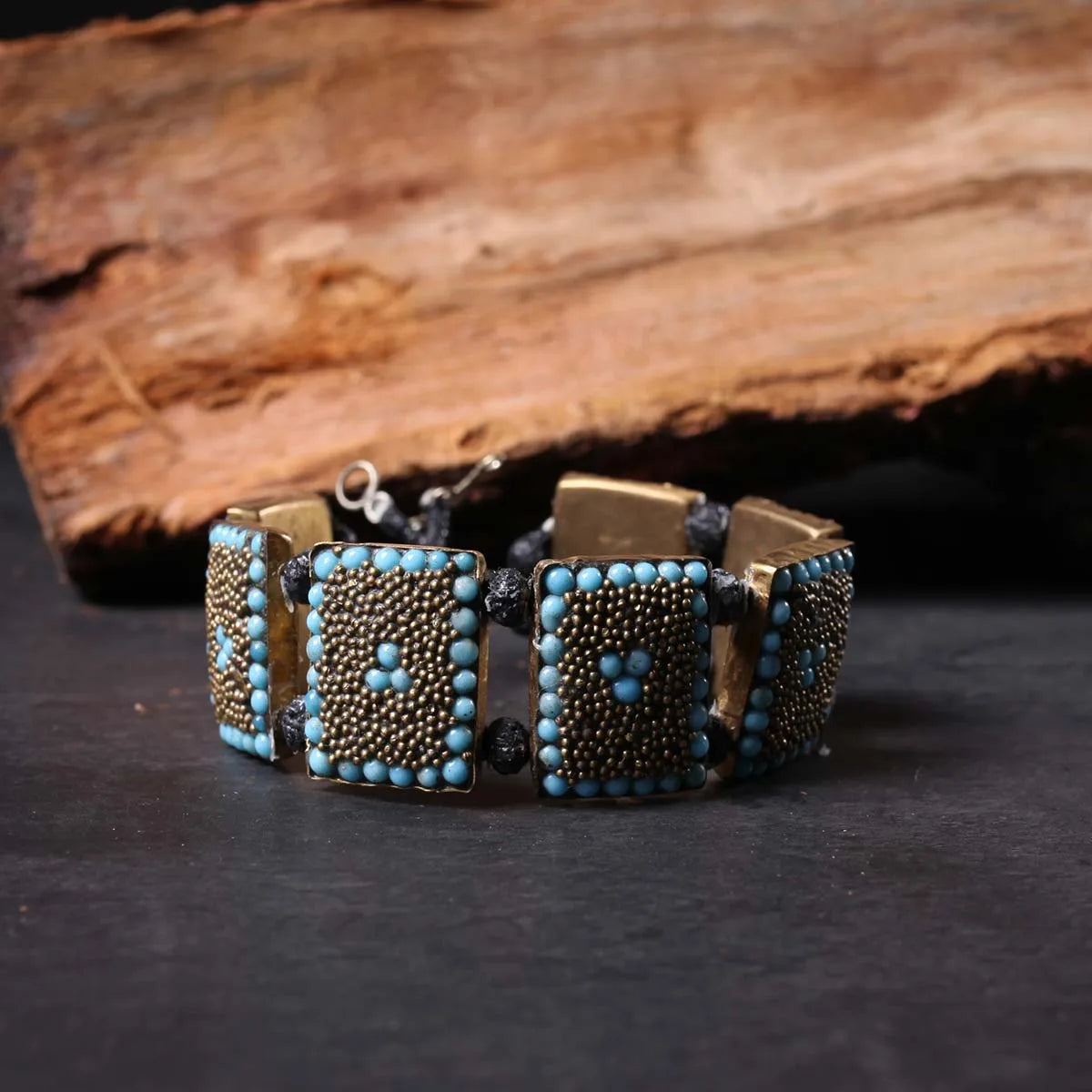 Rectangular Stoned Bracelet