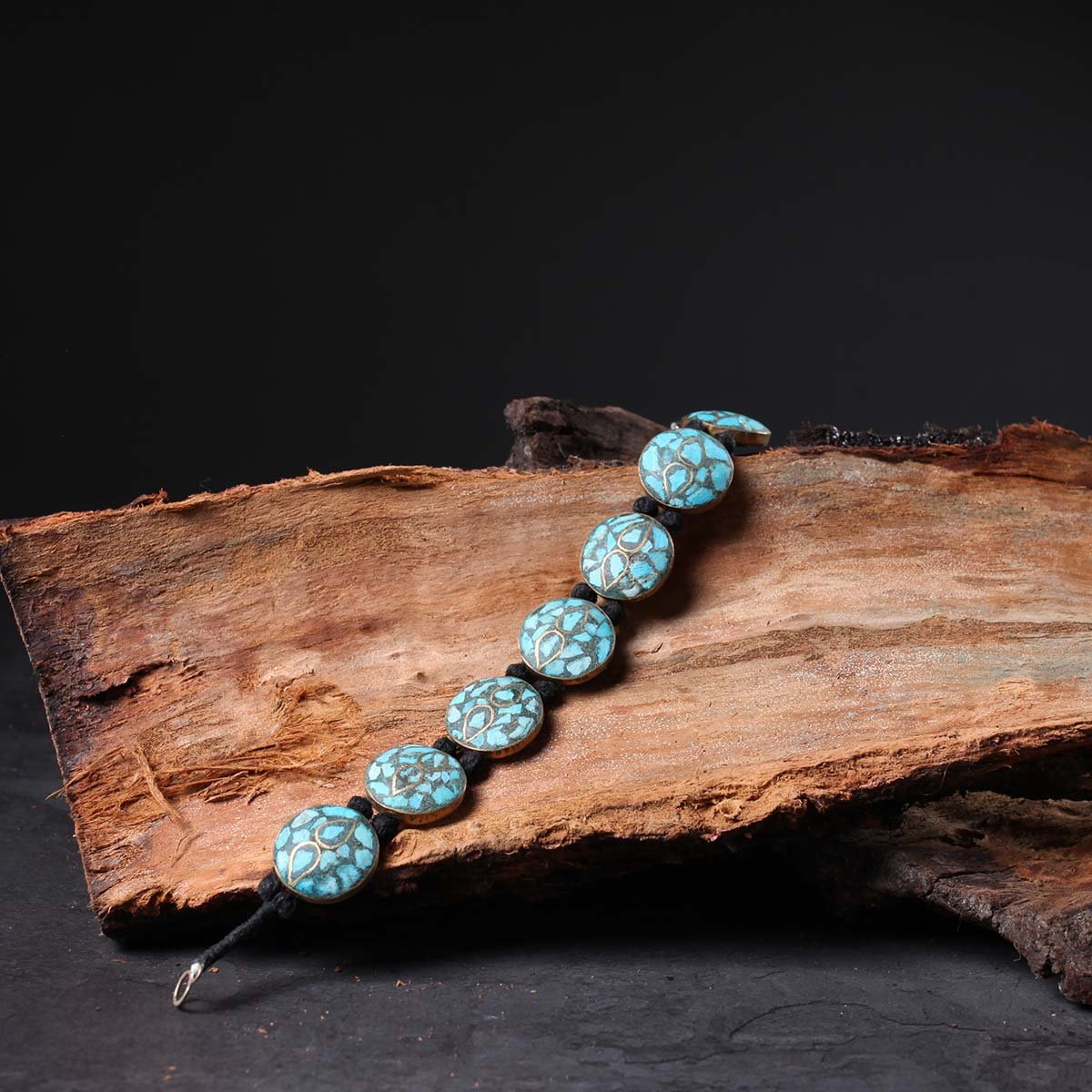 Circular Handmade Turquoise Bracelet