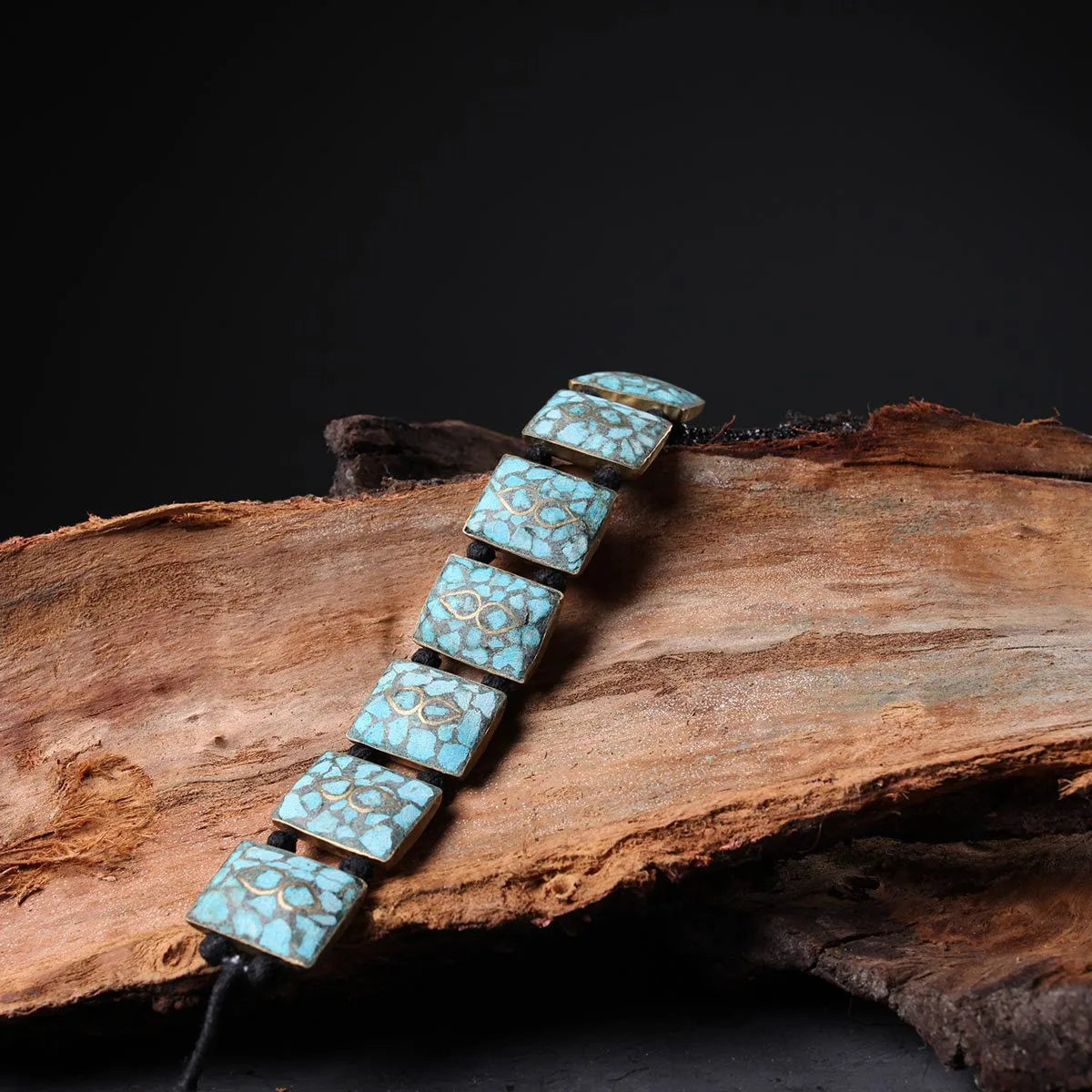 Square Handmade Turquoise Bracelet