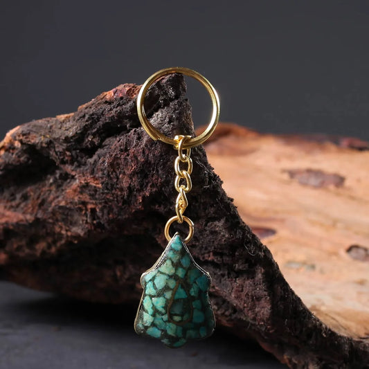 Handmade Turquoise Key Chain