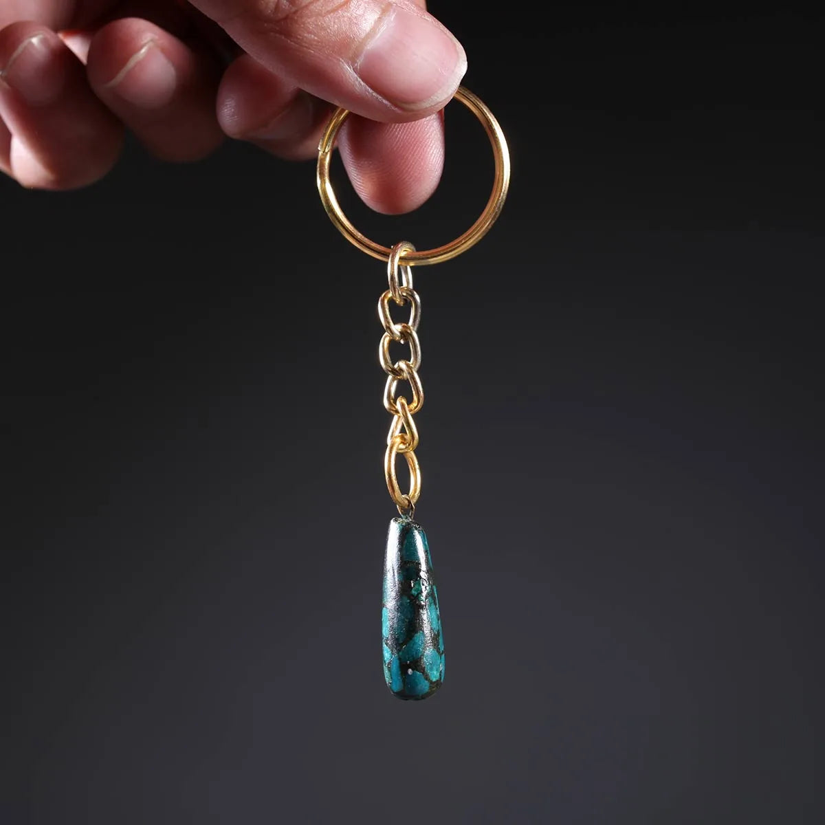 Handmade Turquoise Key Chain