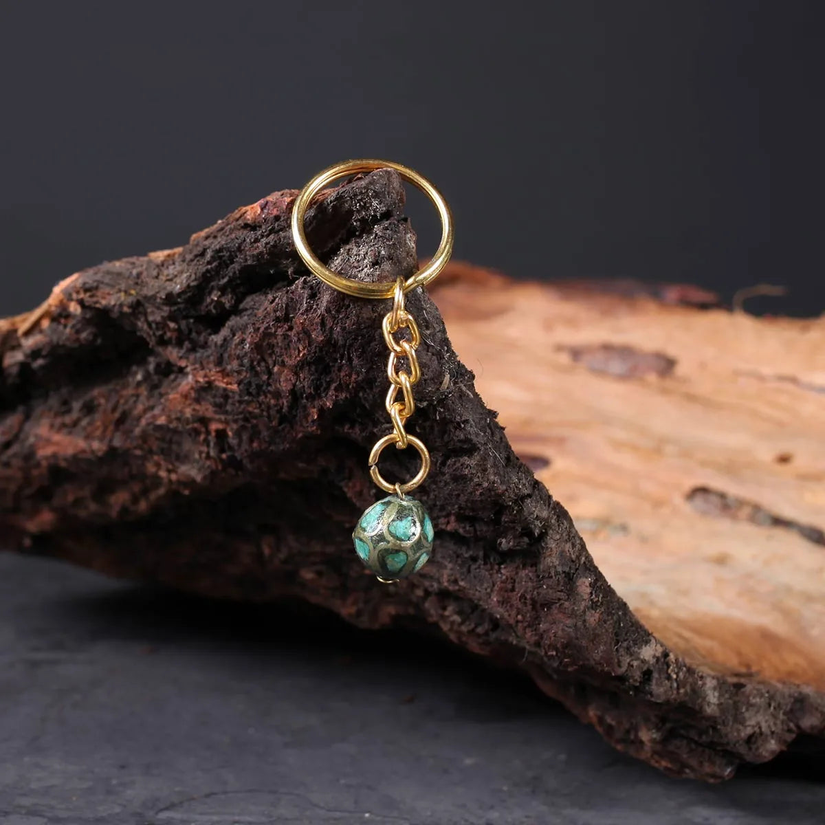 Handmade Turquoise Key Chain