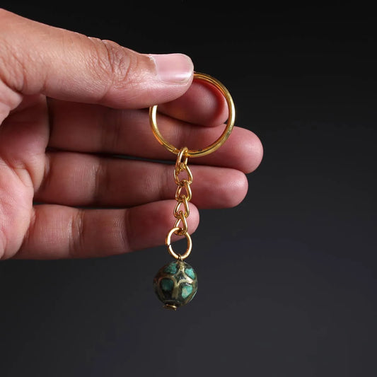 Handmade Turquoise Key Chain