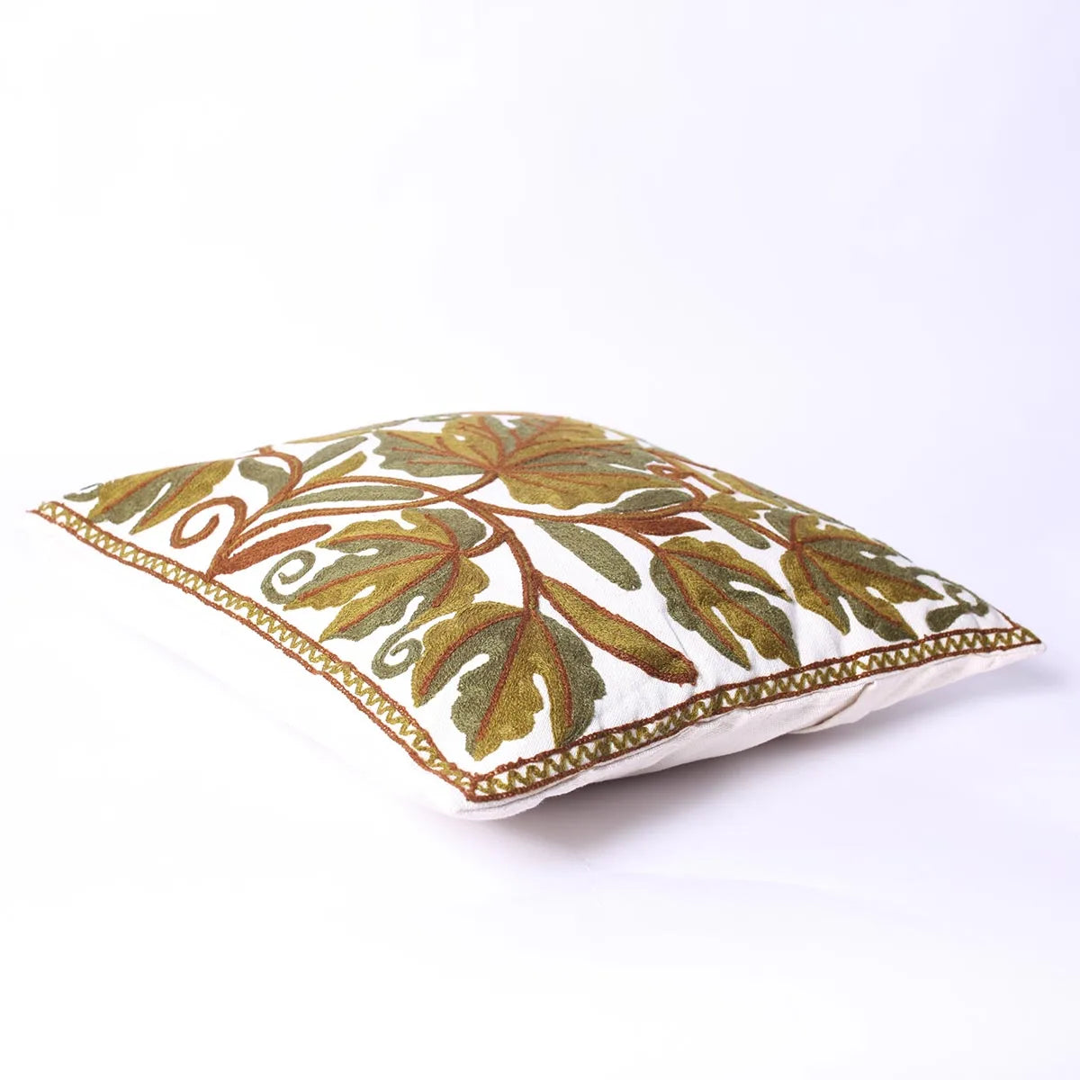 Dusuit Chinar Design Aari<br>  Embroidered Cushion Cover 6pc Set