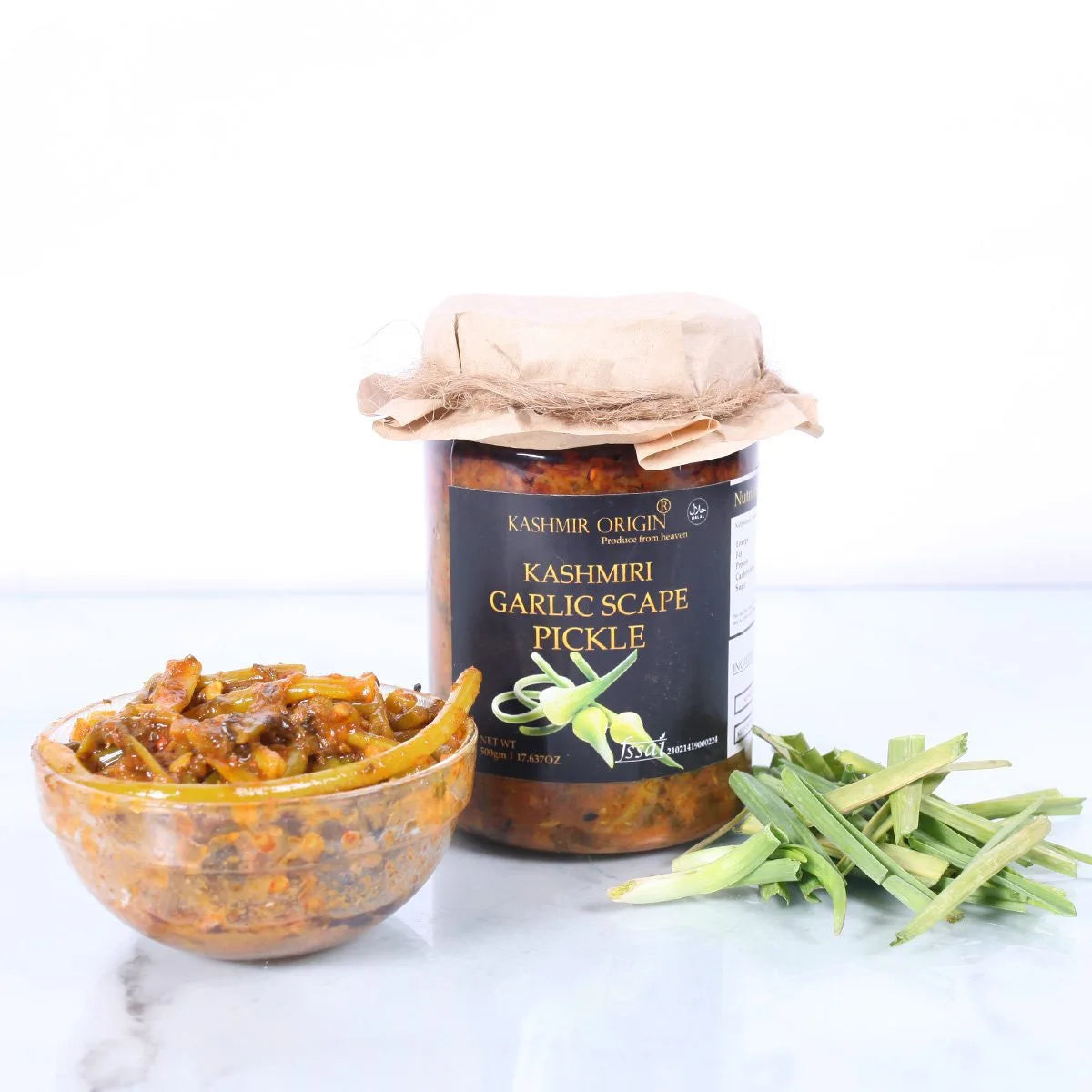 Kashmiri  Lotus Stem Pickle 500 Grams | Famous Dal Lake Lotus Stem | No Preservatives  No Sodium Benzoate