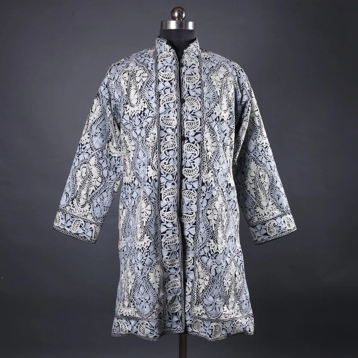 Floral Design Woolen<br>  Jacket 