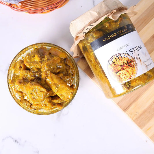 Kashmiri Lotus Stem Yakhni Pickle | 500 gms