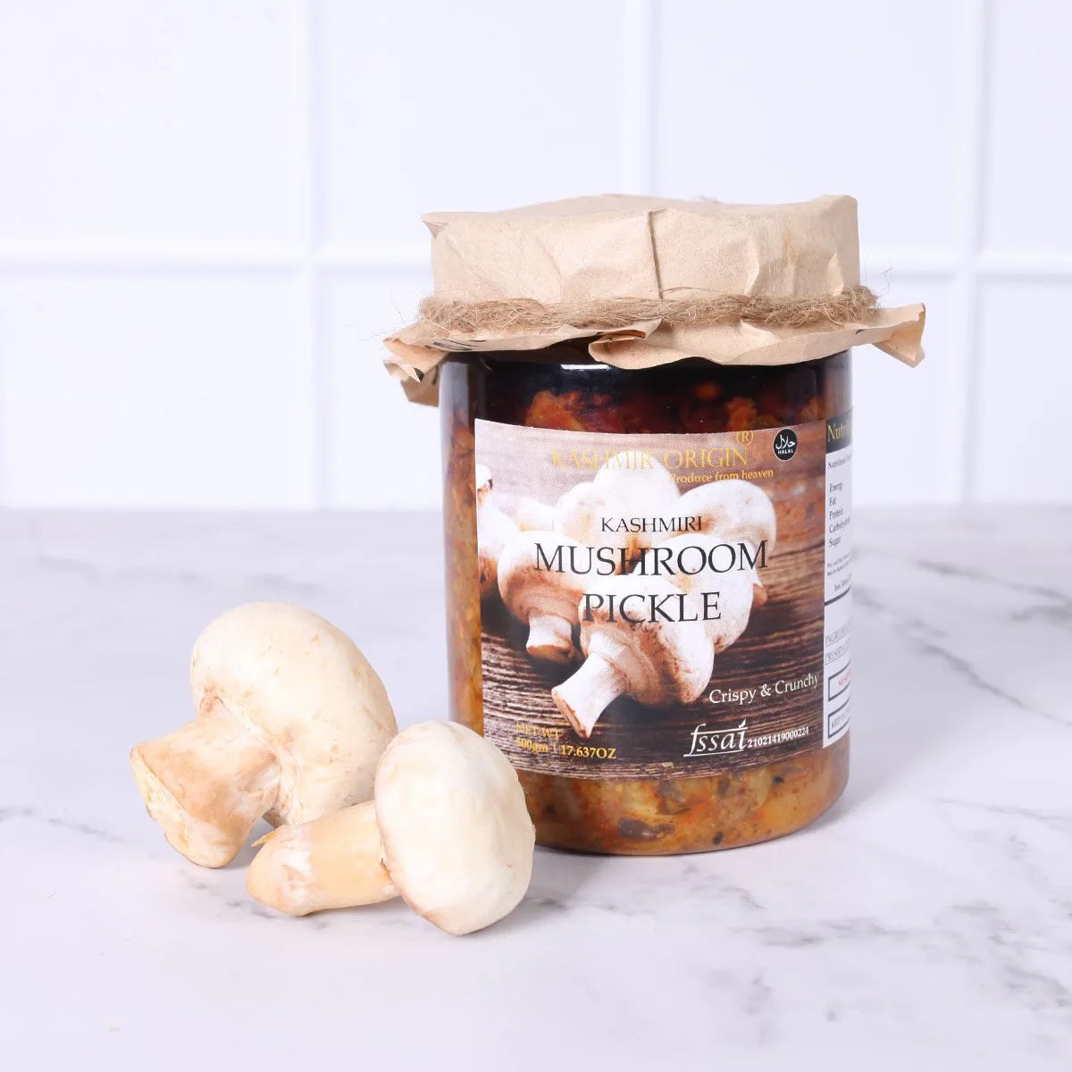 Kashmir Homemade Mushroom Pickle | 500 gms