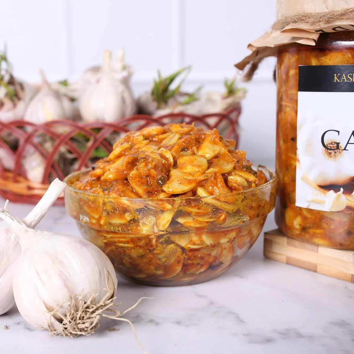 Kashmiri Garlic Pickle