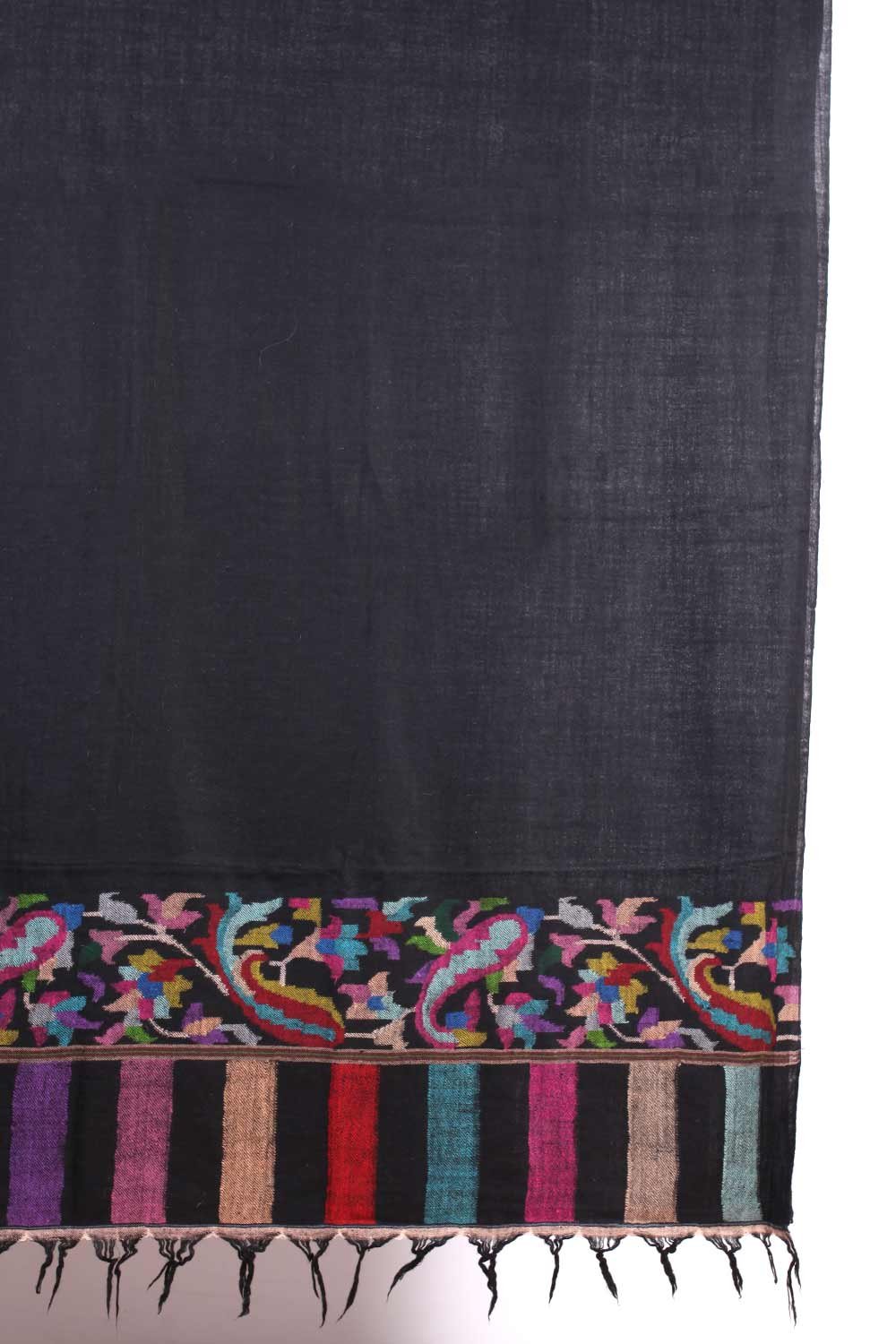 Men's Black Kani Paldar Pashmina Shawl