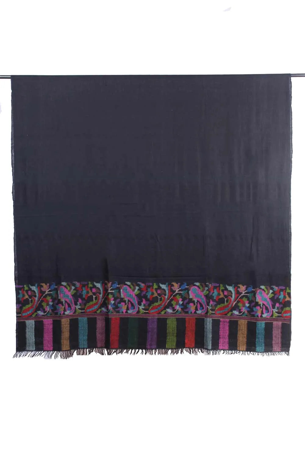 Men's Black Kani Paldar Pashmina Shawl