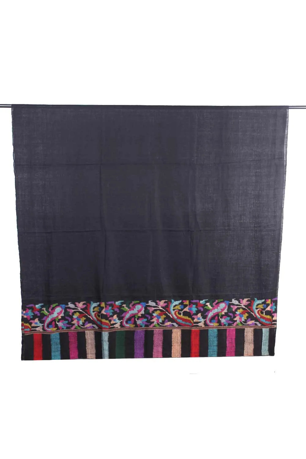 Men's Black Kani Paldar Pashmina Shawl