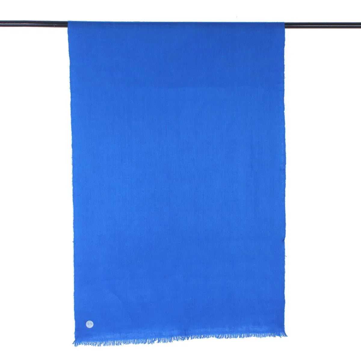 GI BERRY BLUE SOLID PASHMINA STOLE