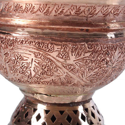 Gold Hued Copper Kenz | Big Bowl | Hand Engraved