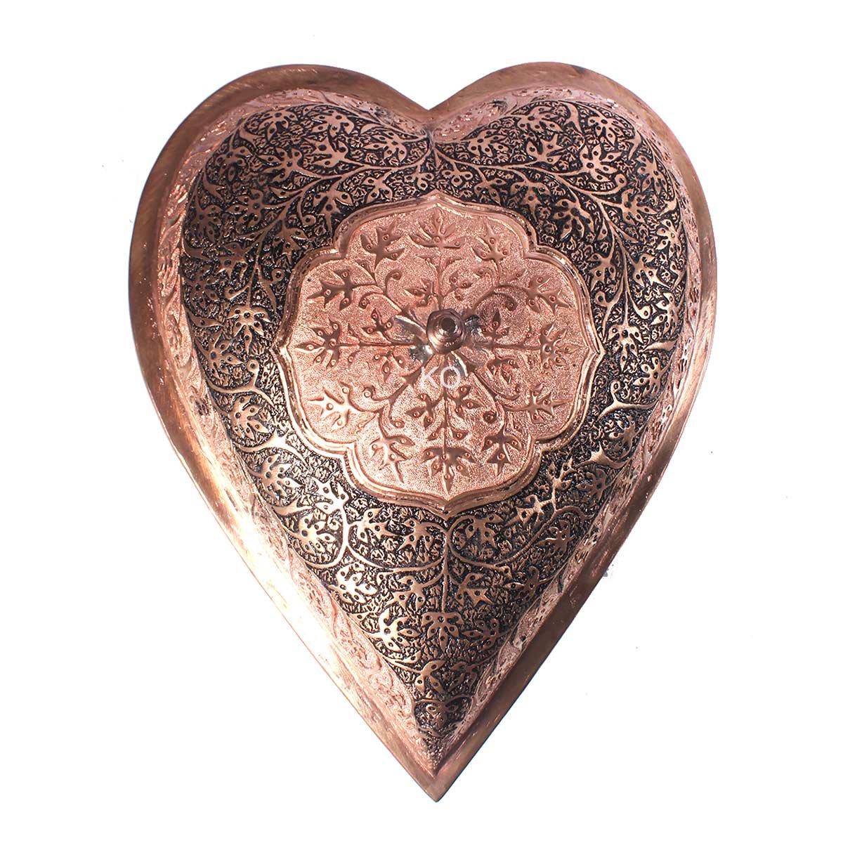 Kandkaer Heart Shaped Copper Dry fruit Bowl | Hand Engraved