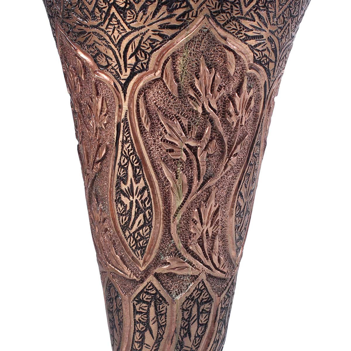 Kandkaer Copper Flower Vase | Set of 2 | Hand Engraved