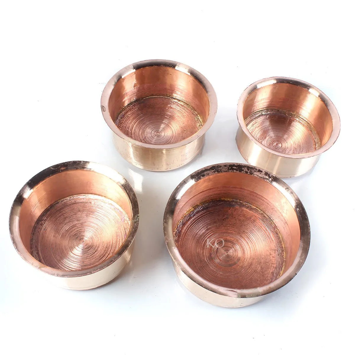 Copper Patila set Serveware | 4 Piece Set