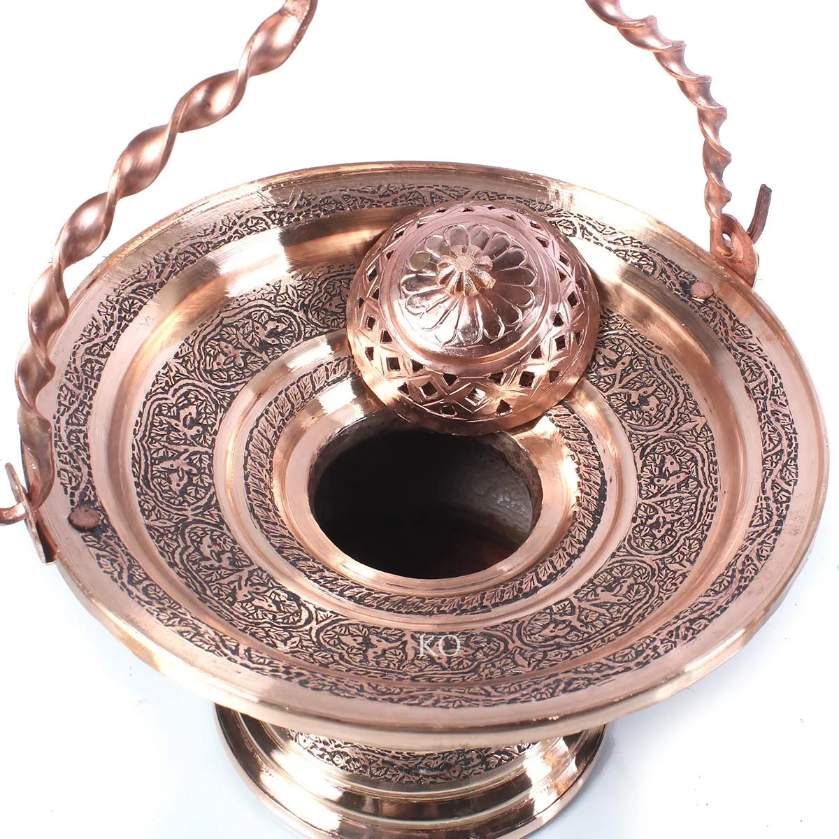 Kandkaer Copper Taish & Naair | Big Size | Hand Engraved