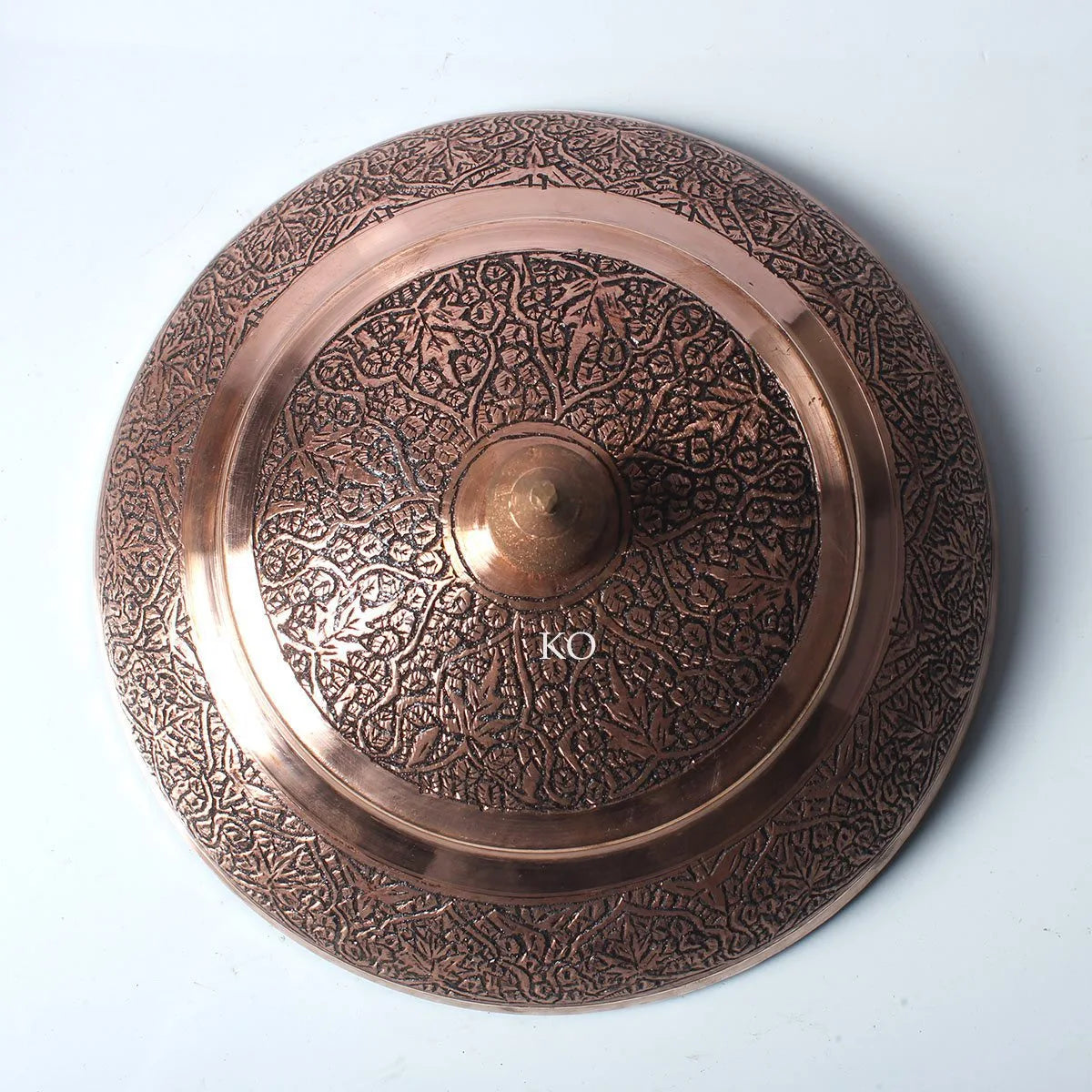 Kandkaer Thal bane With Lid | Bowl With Lid| Hand Engraved