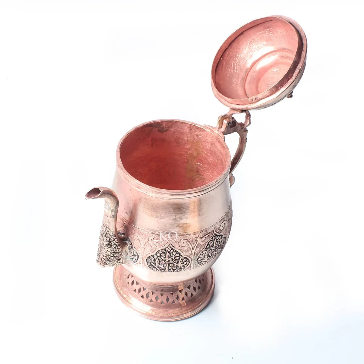 Copper Jug Set | Set of 6 Glasses | Hand Engraved