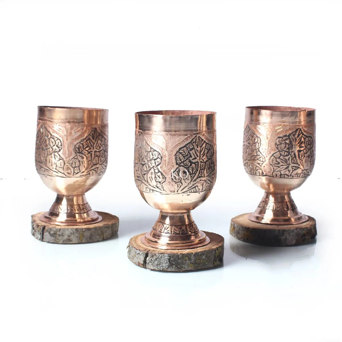 Kandkaer Copper Jug Set | Set of 6 Glasses | Hand Engraved