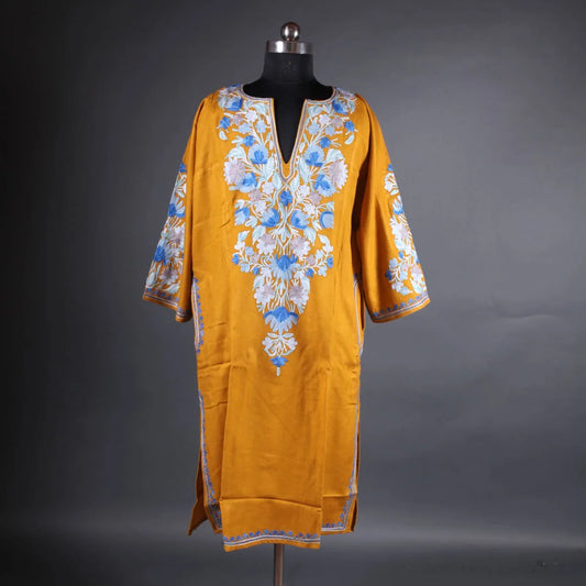 Musturd Aari Embroidery Phiran