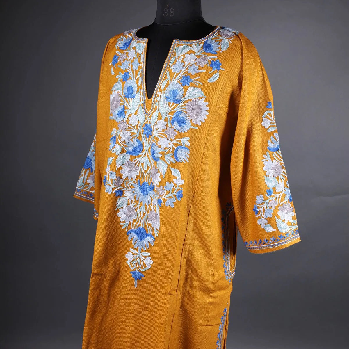 Musturd Aari Embroidery Phiran