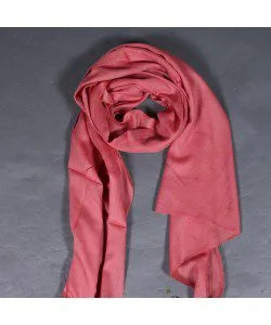 Pink GI Certified Handwoven Pashmina Stole