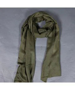 Pine Green GI Certified Handwoven Pashmina Stole