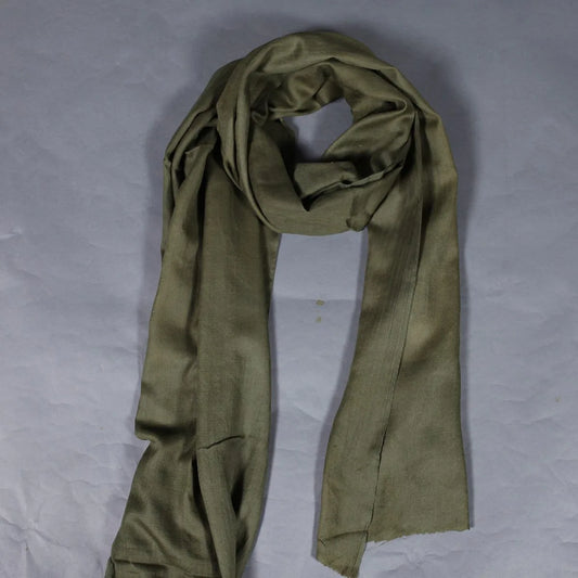 Pine Green GI Certified Handwoven Pashmina Stole