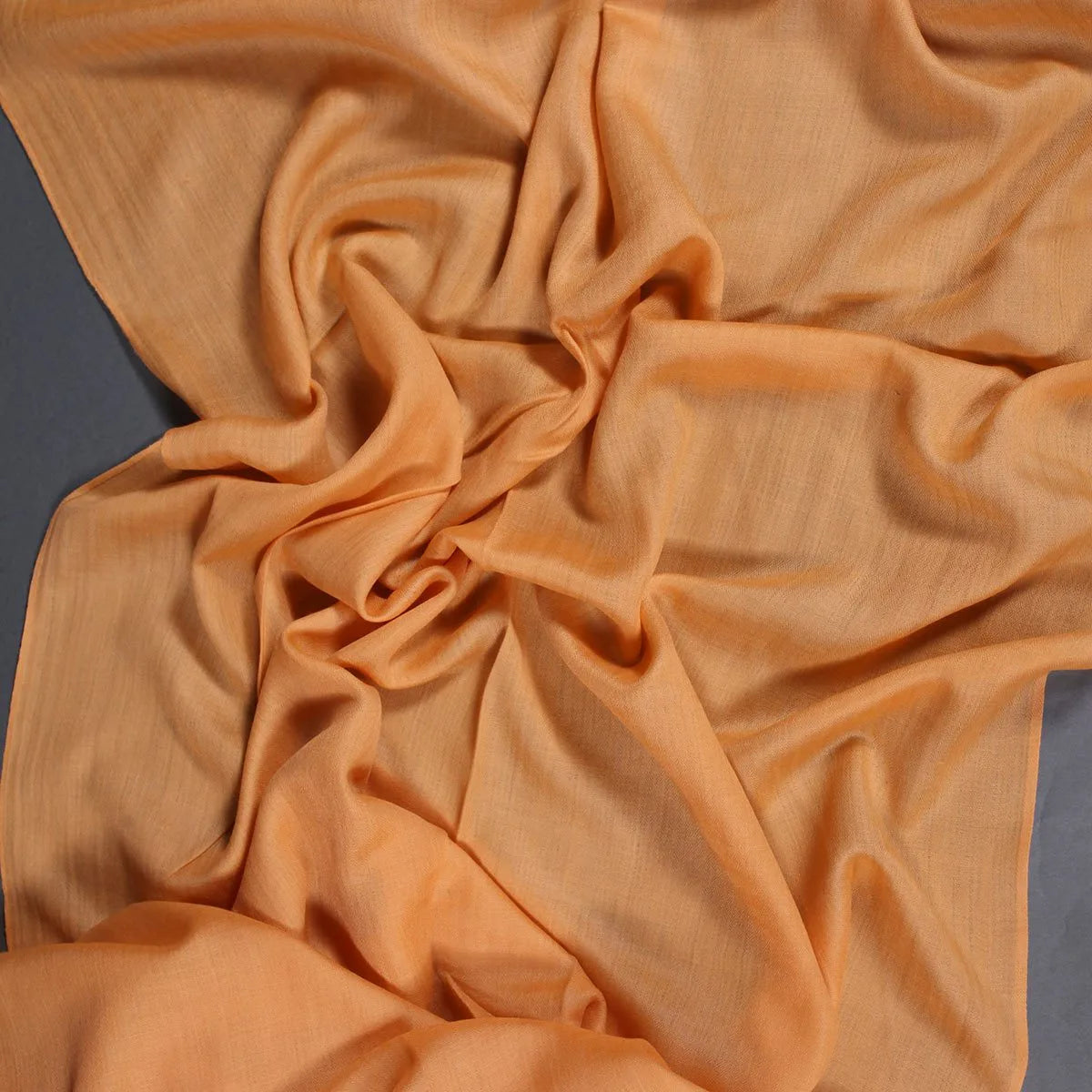 Sweet Orange GI Certified Handwoven Pashmina Stole