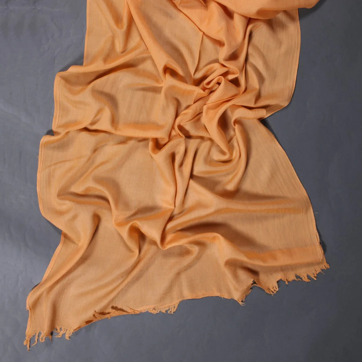 Sweet Orange GI Certified Handwoven Pashmina Stole