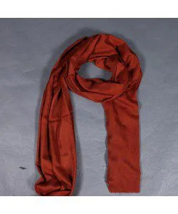 Ruby Red GI Certified Handwoven Pashmina Stole