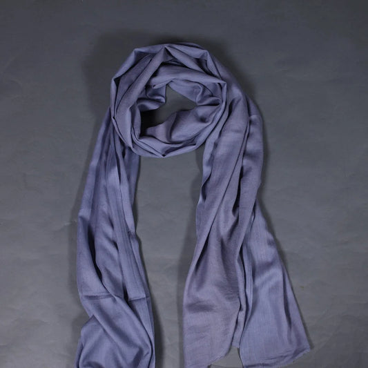 Stormy Gray GI Certified Handwoven Pashmina Stole