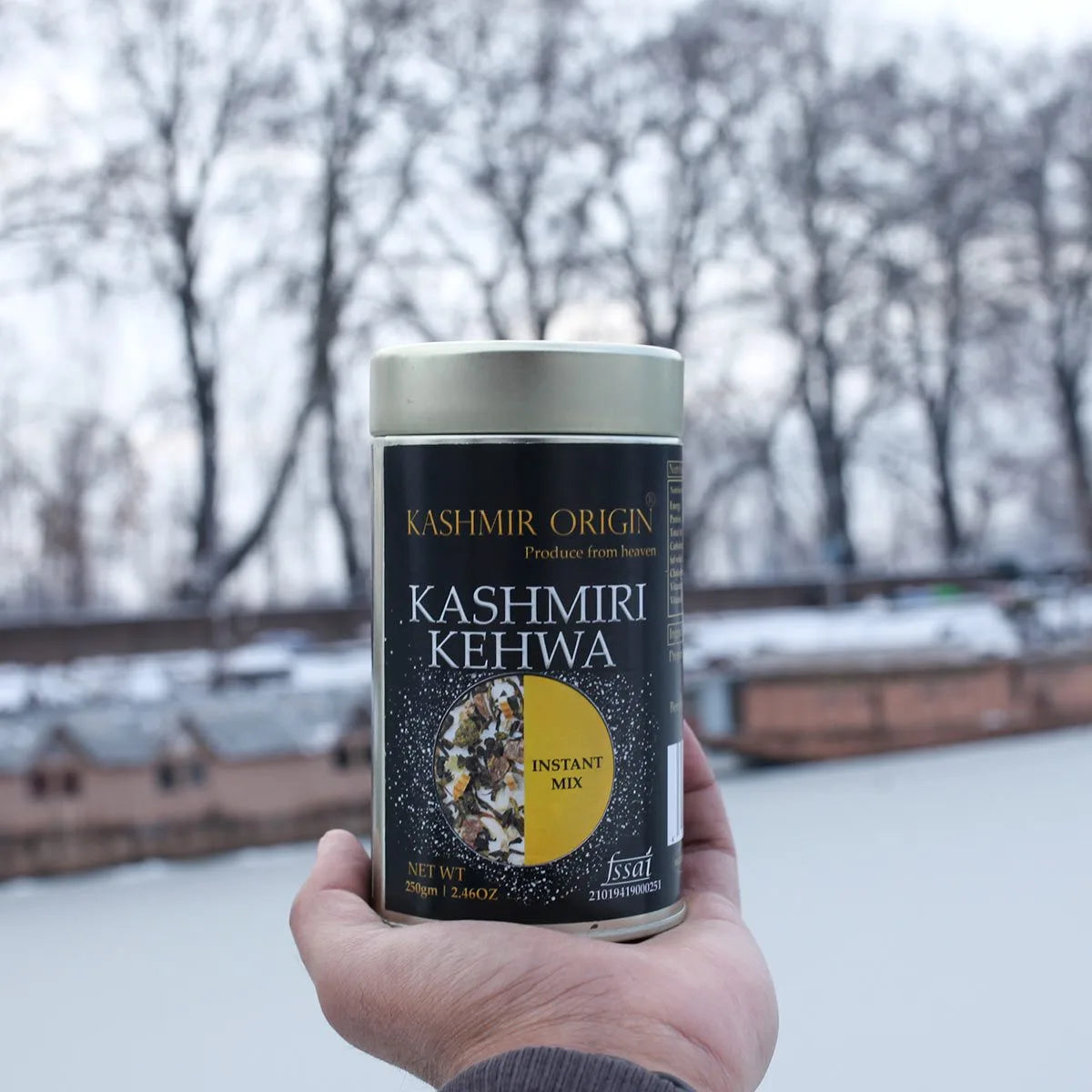 Kashmir origin |Kashmiri Kahwa Instant Mix 250 GMS| Blended with Saffron, Cinnamon, cardamom, Green tea & sugar