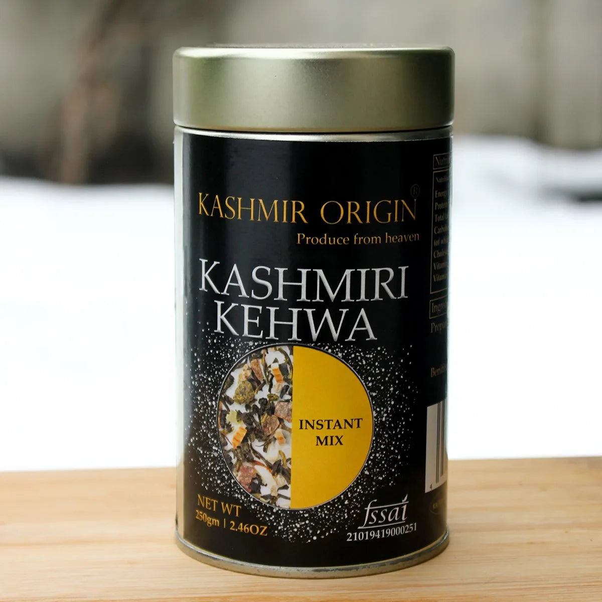 Kashmir origin |Kashmiri Kahwa Instant Mix 250 GMS| Blended with Saffron, Cinnamon, cardamom, Green tea & sugar