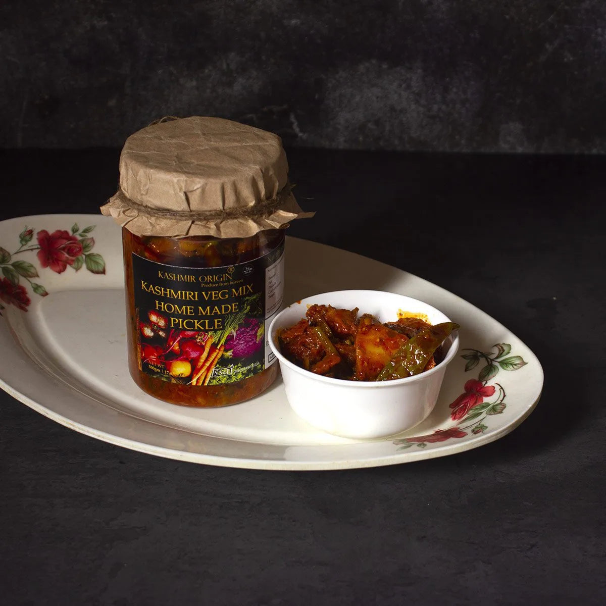 Kashmiri Mixed Veg Pickle Mix  500gm| Homemade with Zero Preservatives| No Artificial Colors & Flavors