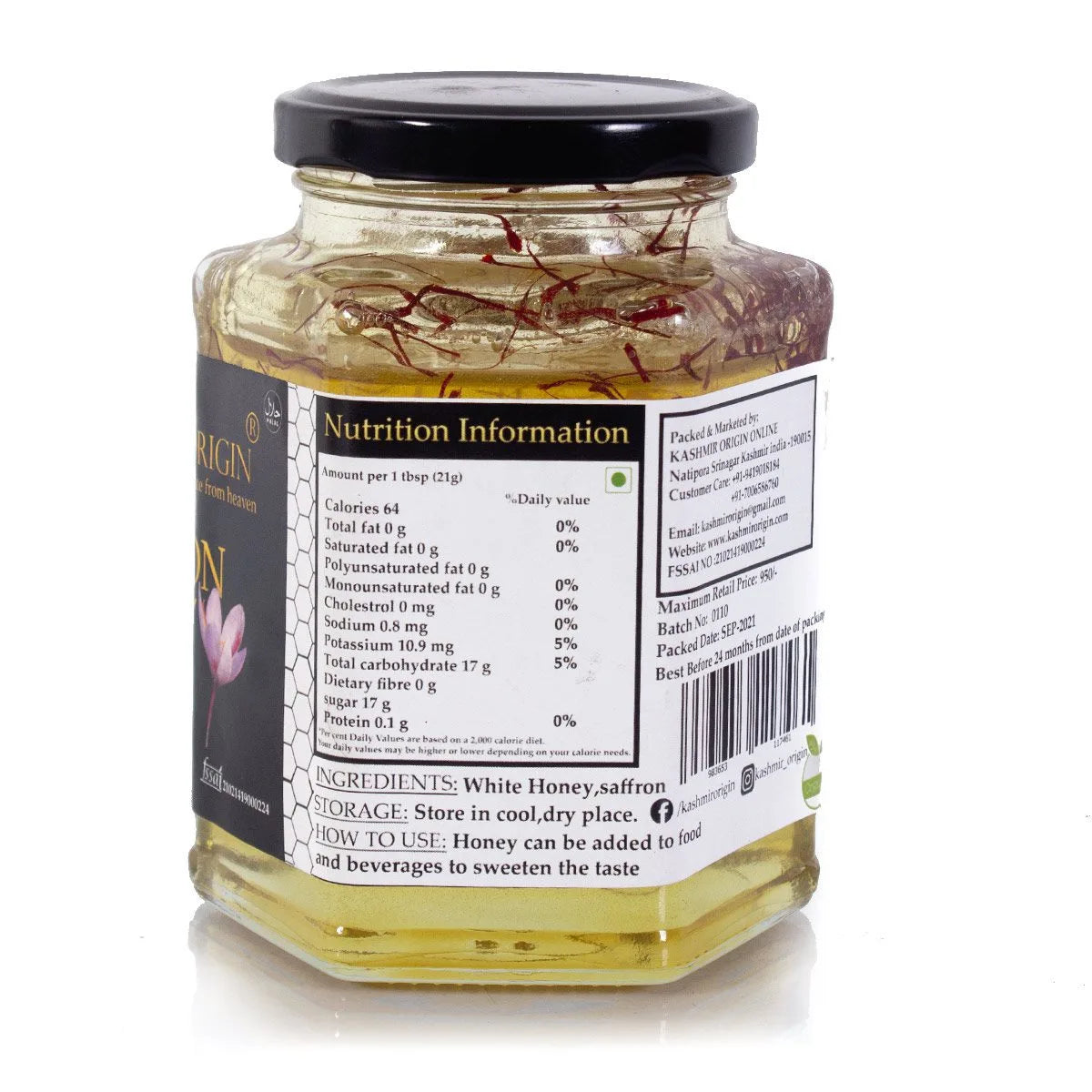 Saffron Infused Honey | 500gms