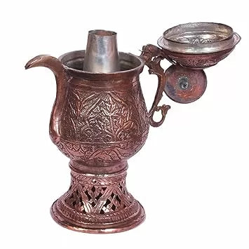 Kashmiri Copper Shahi Samovar Decor | Not For Kitchen Use |Decorative Piece