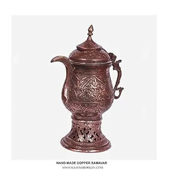 Kashmiri Copper Shahi Samovar Decor | Not For Kitchen Use |Decorative Piece